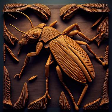 3D model Sucinocantharis baltica (STL)